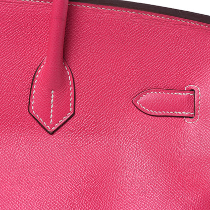 Hermes Epsom Birkin 35 Rose Tyrien 27 of 35