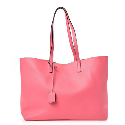 Saint Laurent Calfskin Large Shopping Tote Pale Rose 1 of 15