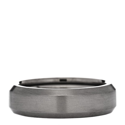 David Yurman Titanium 6.5mm Beveled Band Ring 61 9.5 3 of 4