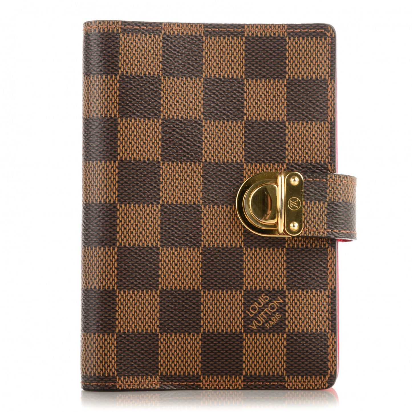 Damier Ebene Koala Small Ring Agenda Cover Red
