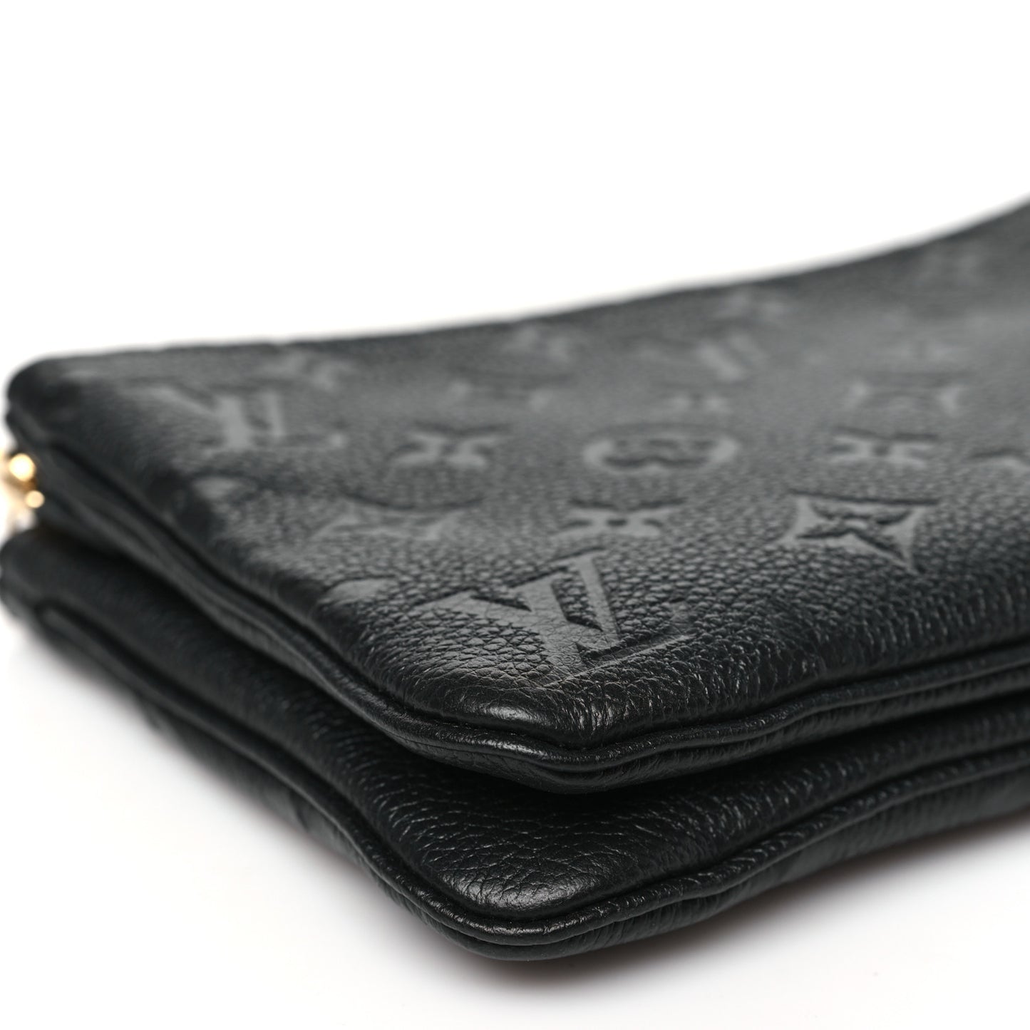 Empreinte Double Zip Pochette Black