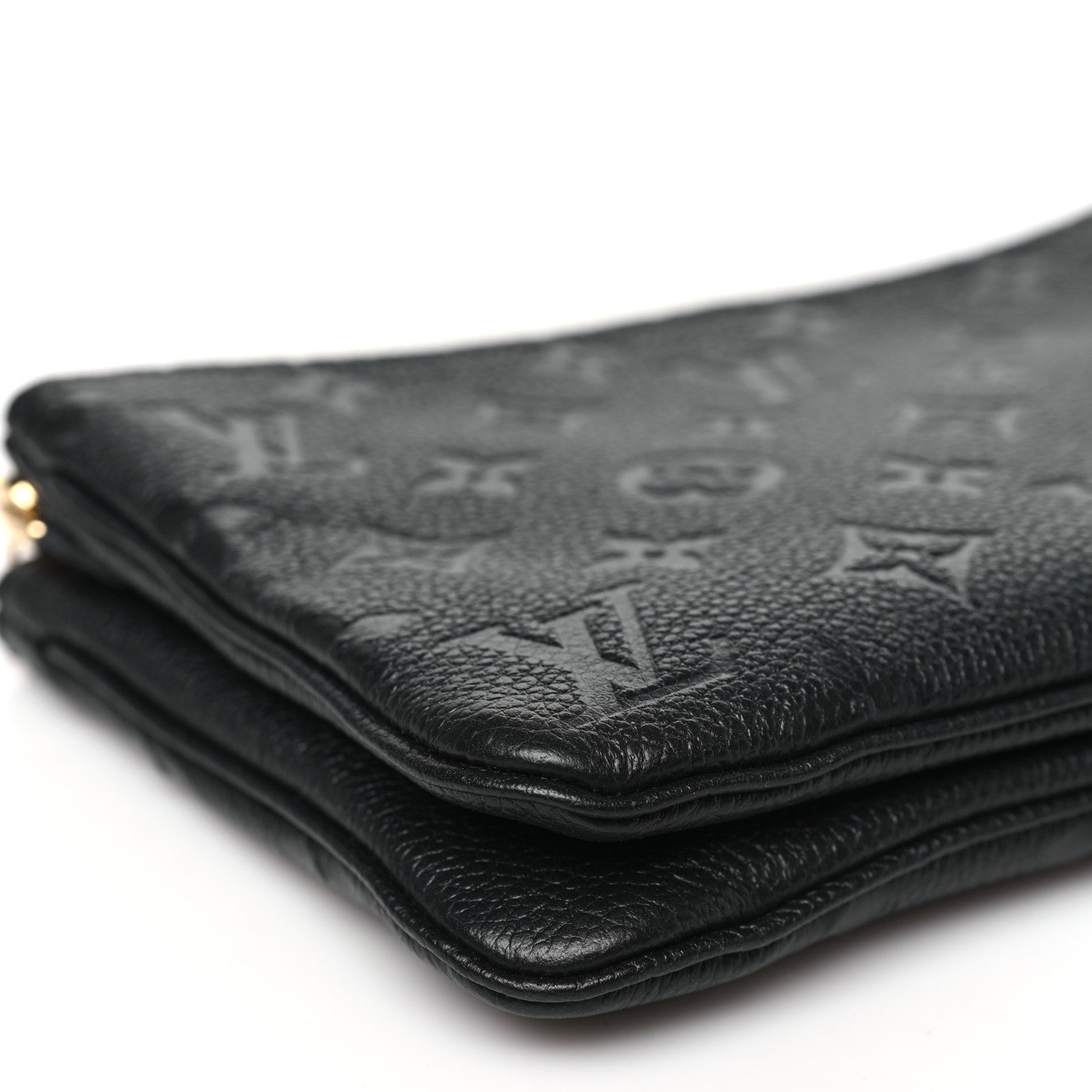 Louis Vuitton Empreinte Double Zip Pochette Black 9 of 10