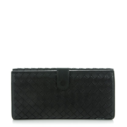 Bottega Veneta Nappa Intrecciato Continental Wallet Black 1 of 8