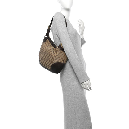 Gucci Monogram Medium Charlotte Hobo Brown 2 of 18