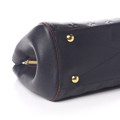 Louis Vuitton Empreinte Montaigne MM Marine Rouge 9 of 11