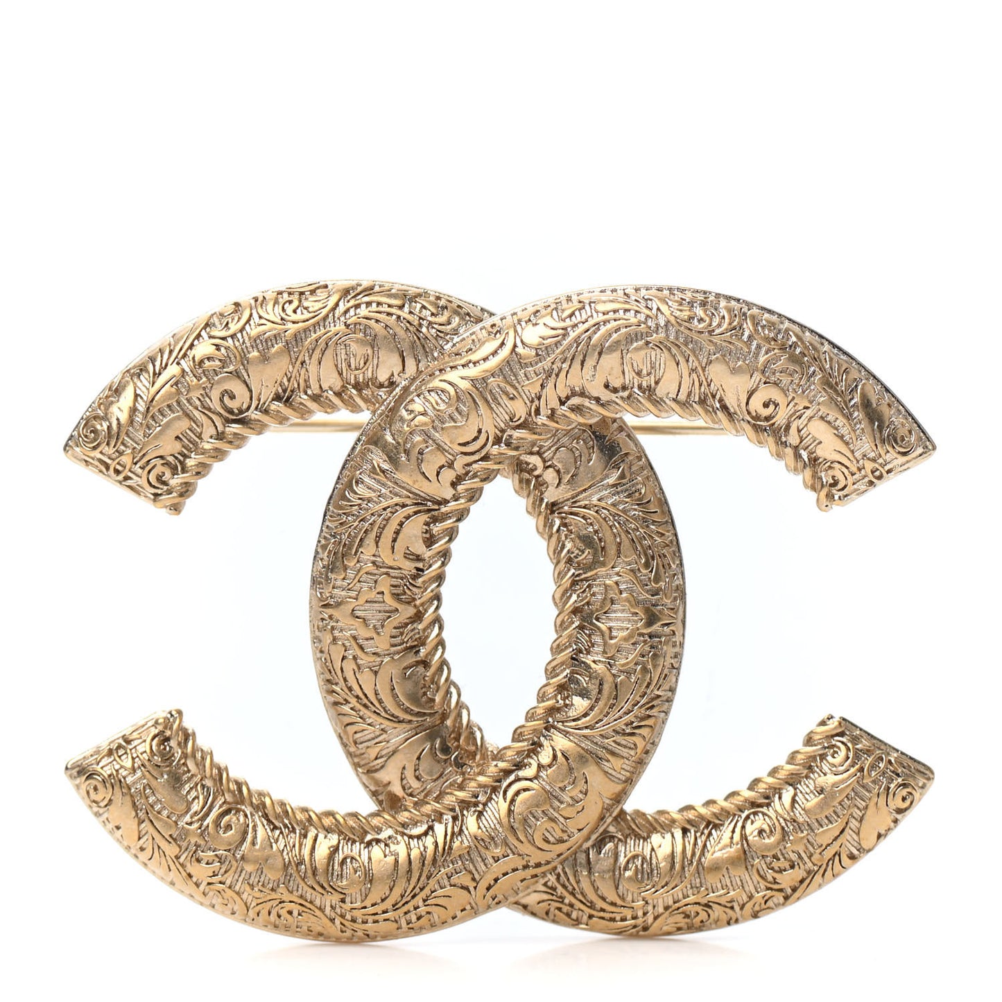 CC Large Brooch Gold