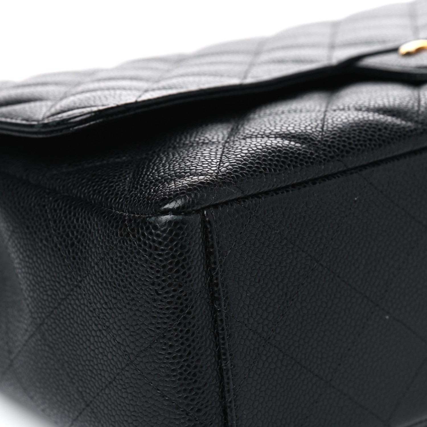 Chanel Caviar Quilted Maxi Double Flap Black 14 of 18