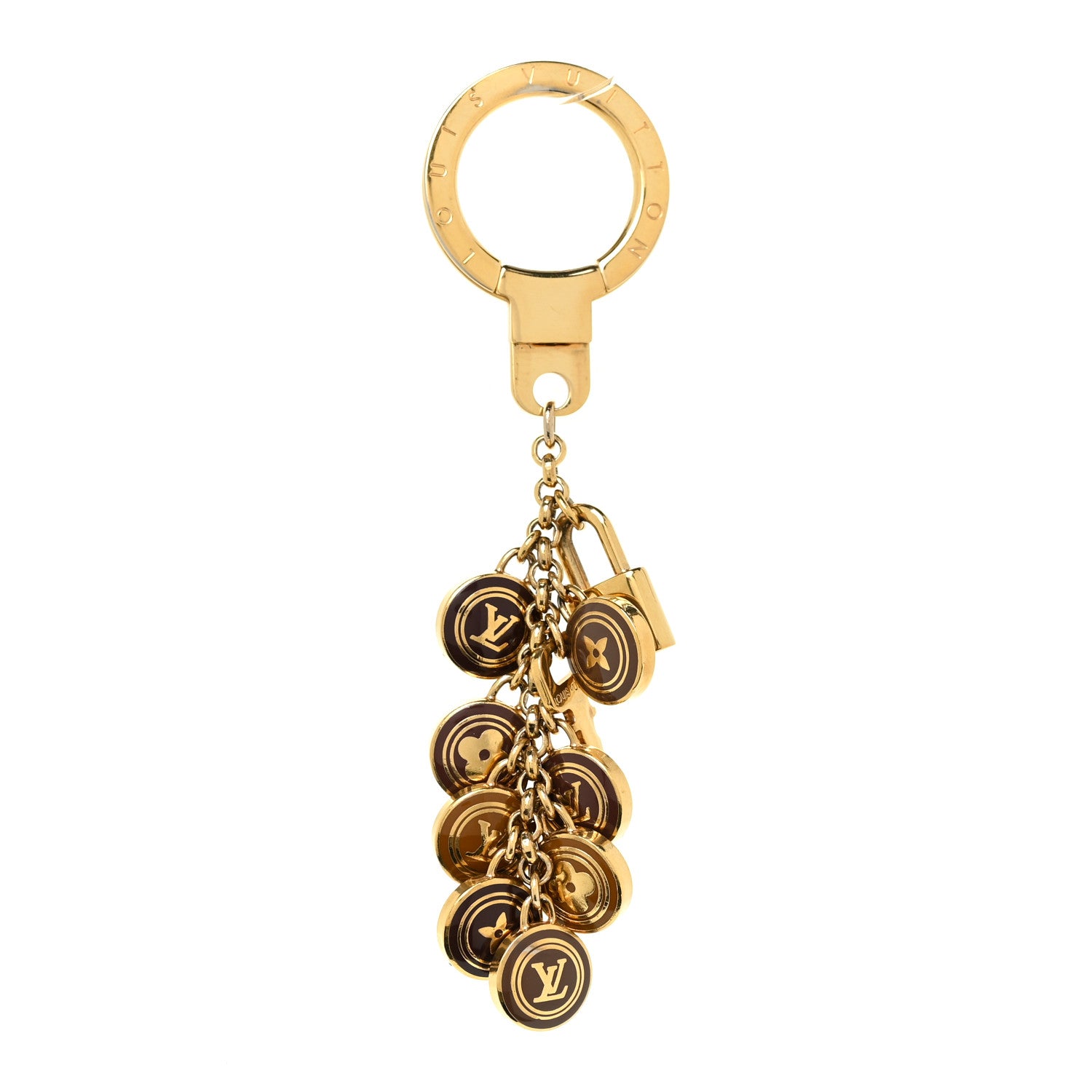 Louis Vuitton Pastilles Key Ring Holder Brown 1 of 3