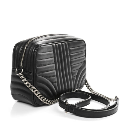 Prada Soft Calfskin Diagramme Camera Bag Black 3 of 9