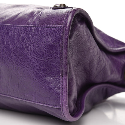 Balenciaga Agneau Classic Hardware City Dark Violet 10 of 11