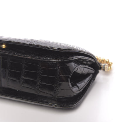 Judith Leiber Alligator Crystal Evening Bag Black 8 of 17