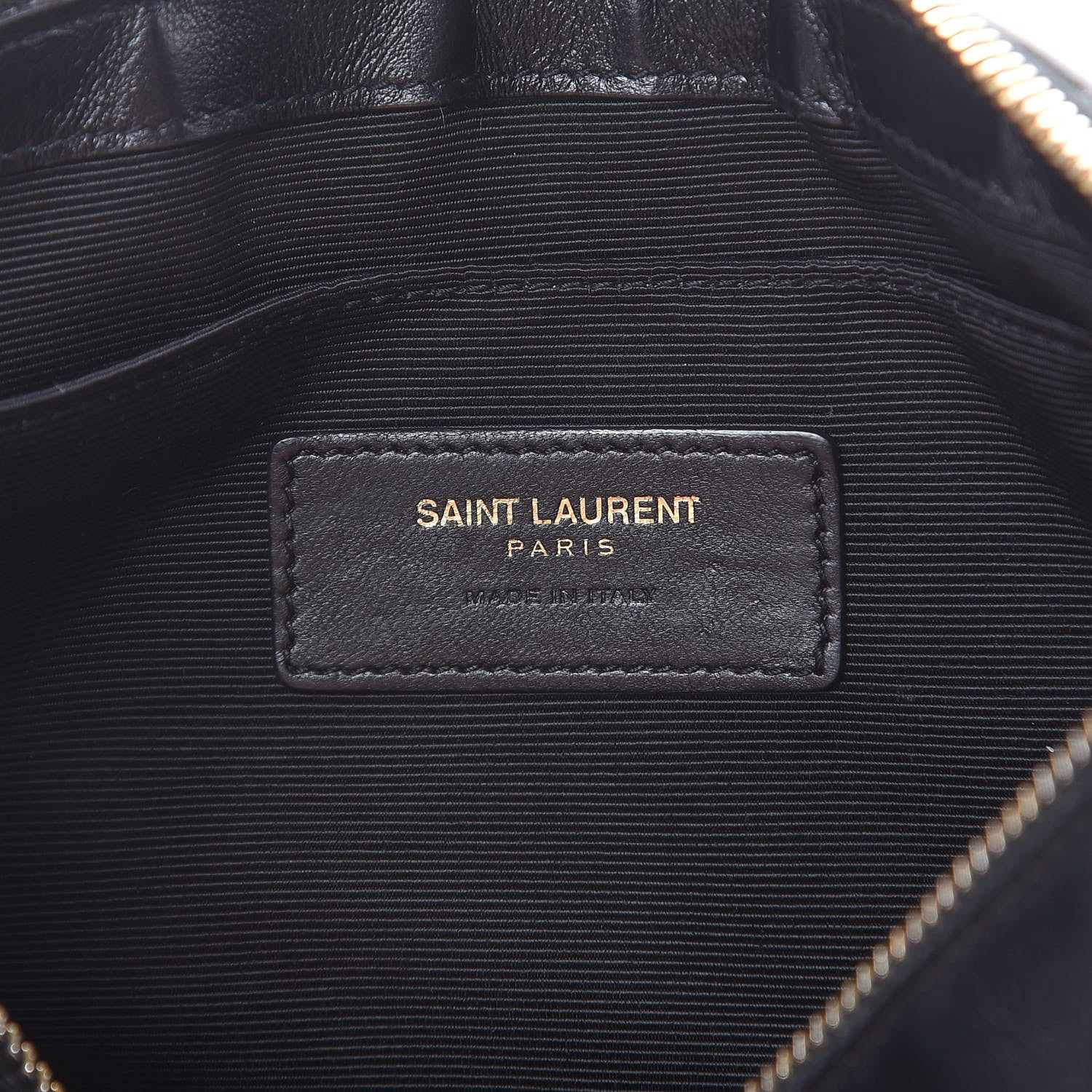 Saint Laurent Calfskin Teen Monogram Crossbody Bag Black 7 of 11