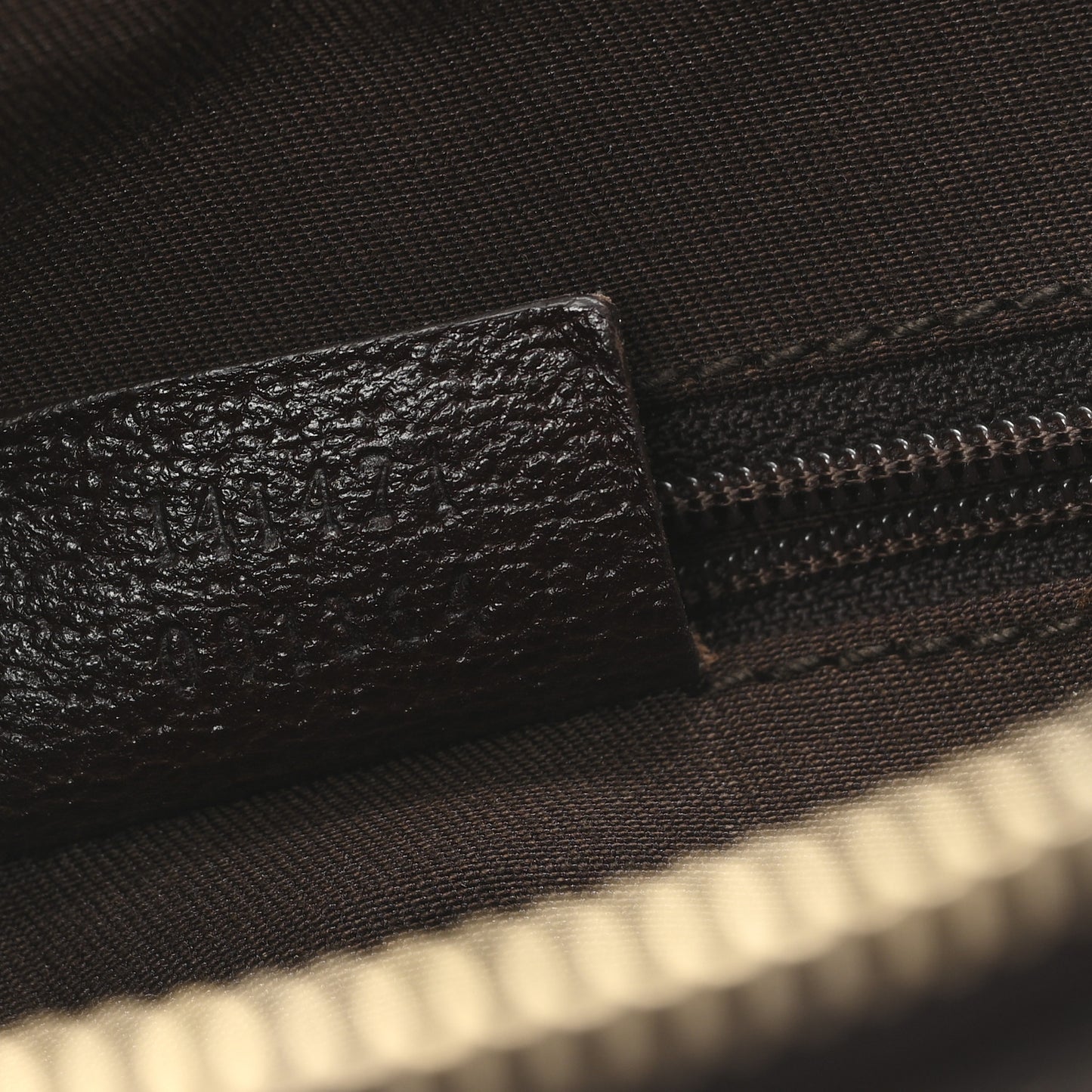 Monogram Small Abbey Tote Dark Brown