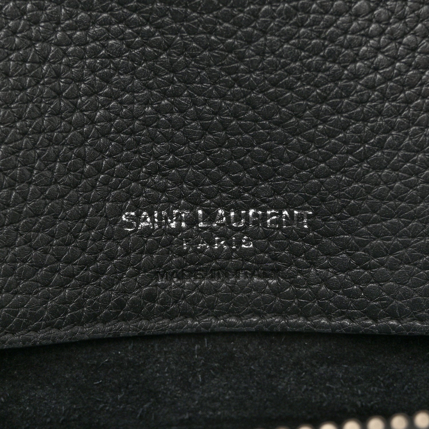 Saint Laurent Grained Calfskin Small Supple Sac De Jour Black 6 of 14