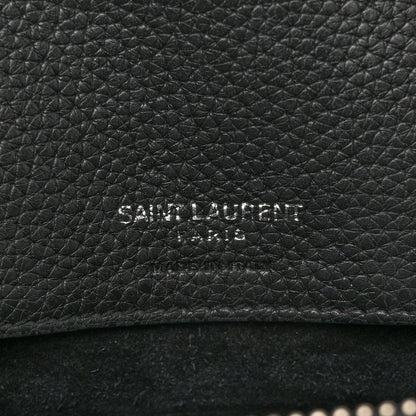 Saint Laurent Grained Calfskin Small Supple Sac De Jour Black 6 of 14