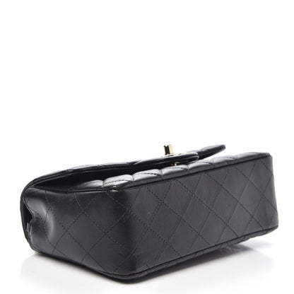 Chanel Lambskin Quilted Mini Coco Charms Rectangular Flap Black 4 of 11