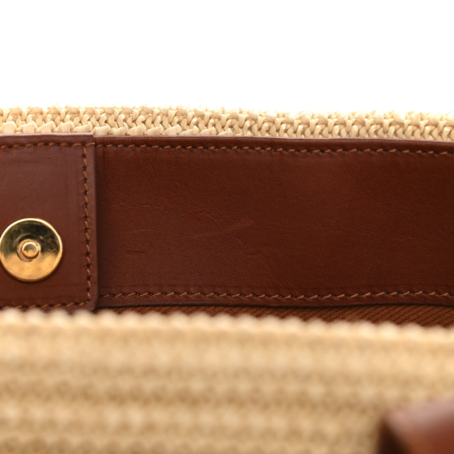 Raffia Tote Naturale Brown