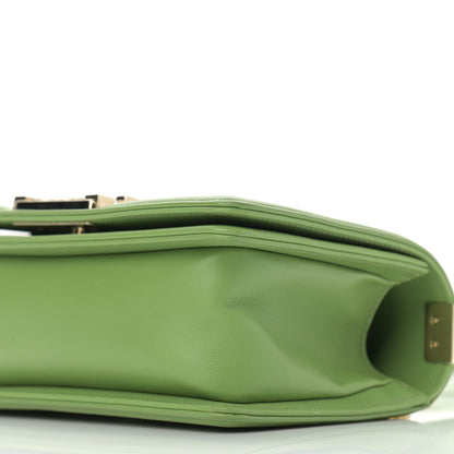 Chanel Calfskin Quilted Small Boy Flap Green 10 of 10