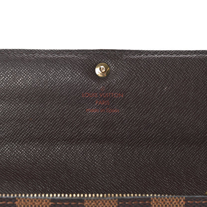 Louis Vuitton Damier Ebene Sarah Wallet 6 of 10