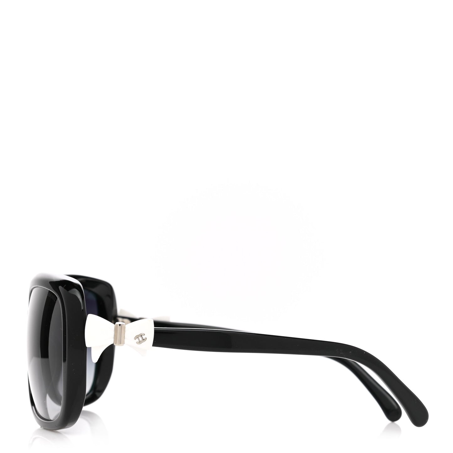 Acetate CC Bow Sunglasses 5171 Black White