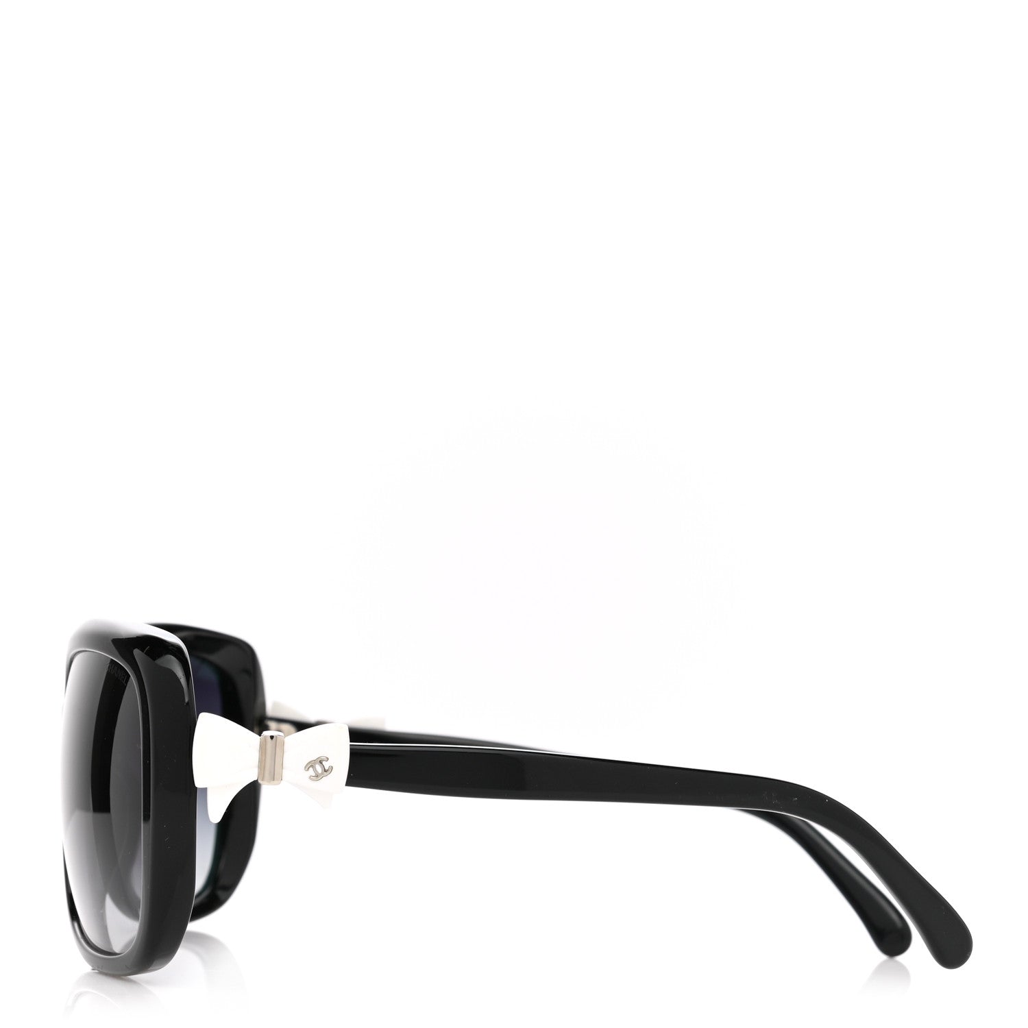 Chanel Acetate CC Bow Sunglasses 5171 Black White 3 of 8