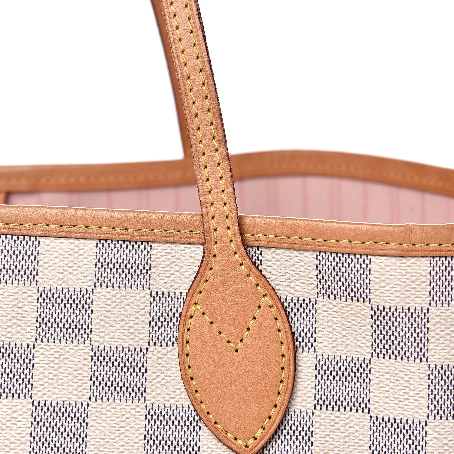 Louis Vuitton Damier Azur Neo Neverfull MM Rose Ballerine 11 of 16