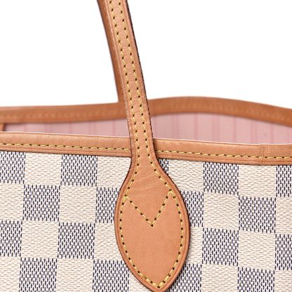 Louis Vuitton Damier Azur Neo Neverfull MM Rose Ballerine 11 of 16