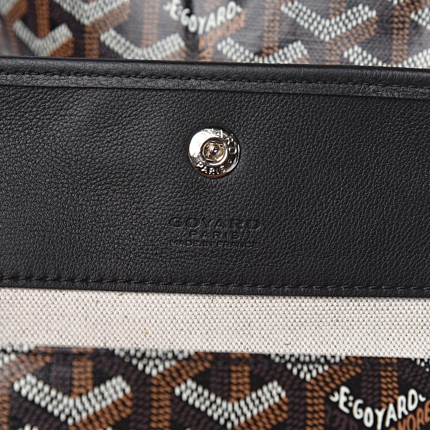 Goyardine Reversible Anjou GM Black