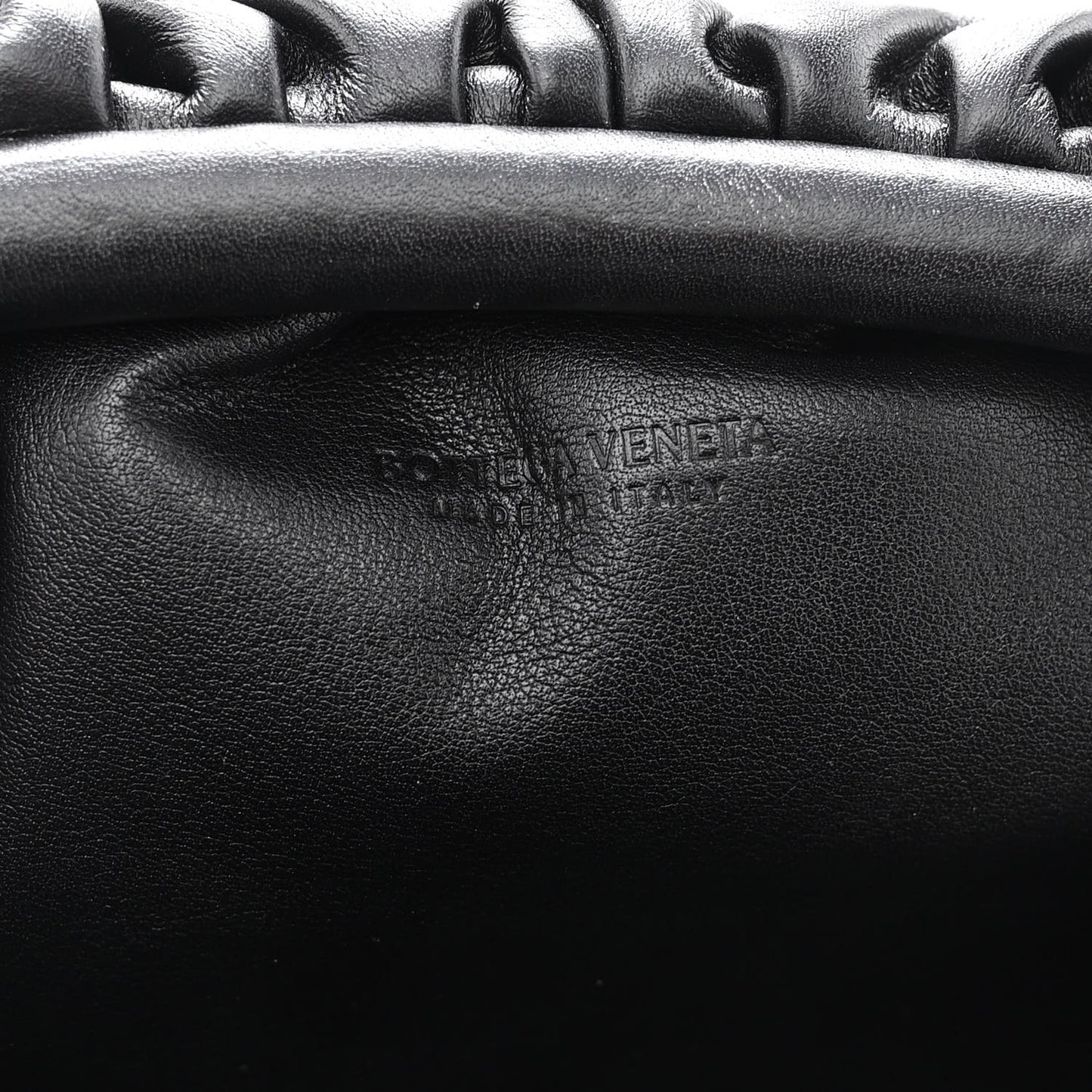 Butter Calfskin The Mini Pouch Black
