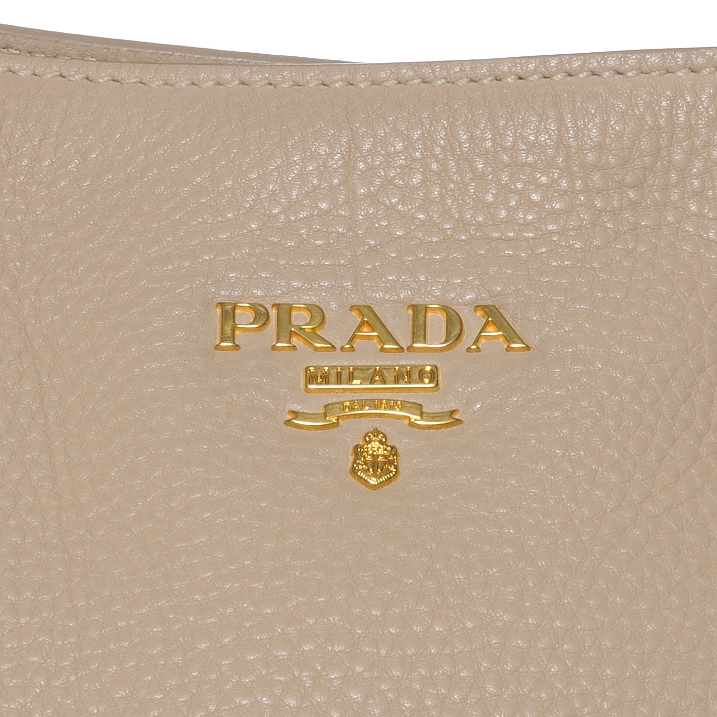 Prada Vitello Daino Tote Sabbia 8 of 8