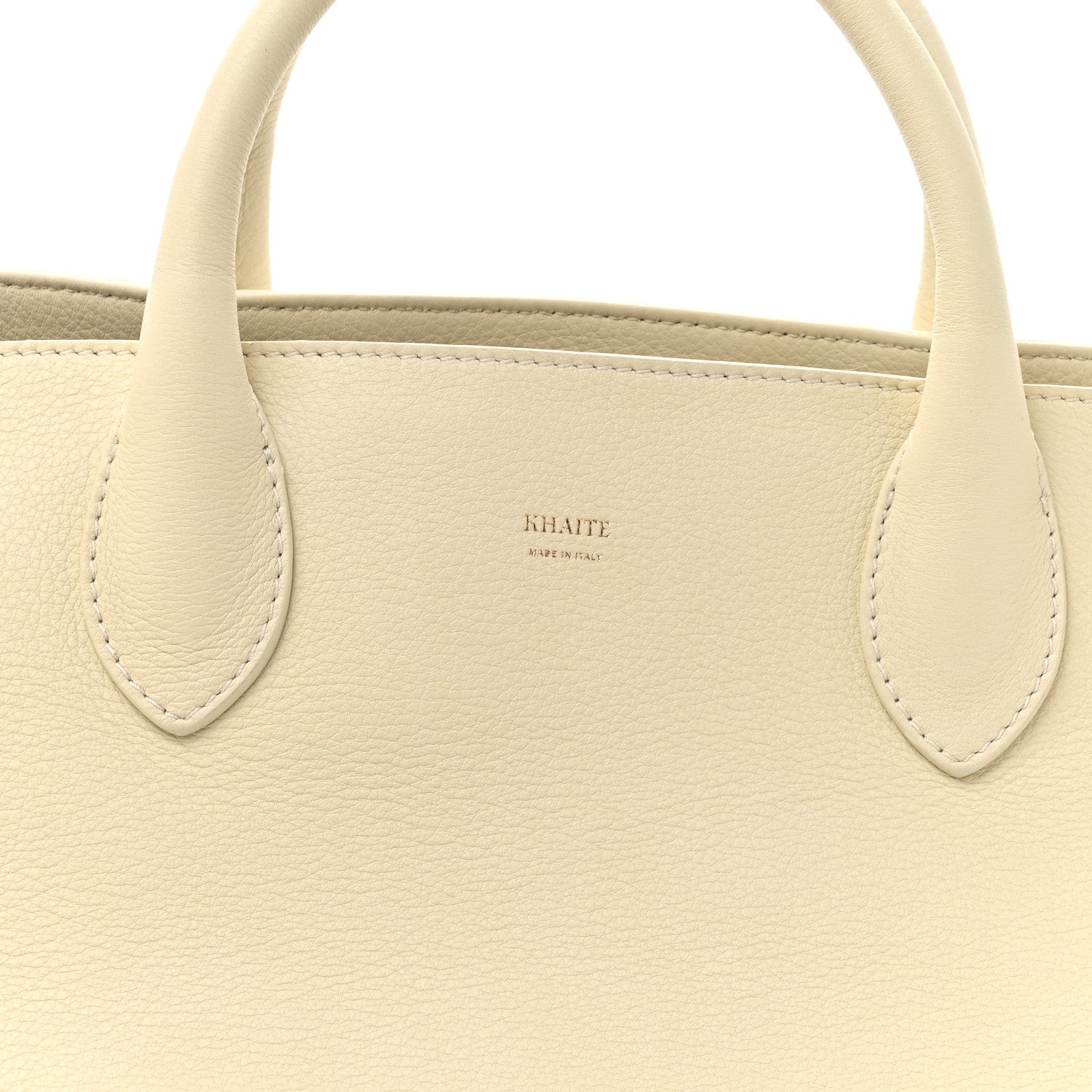 Khaite Pebbled Calfskin Medium Amelia Tote Ivory 7 of 13