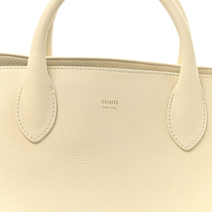 Khaite Pebbled Calfskin Medium Amelia Tote Ivory 7 of 13