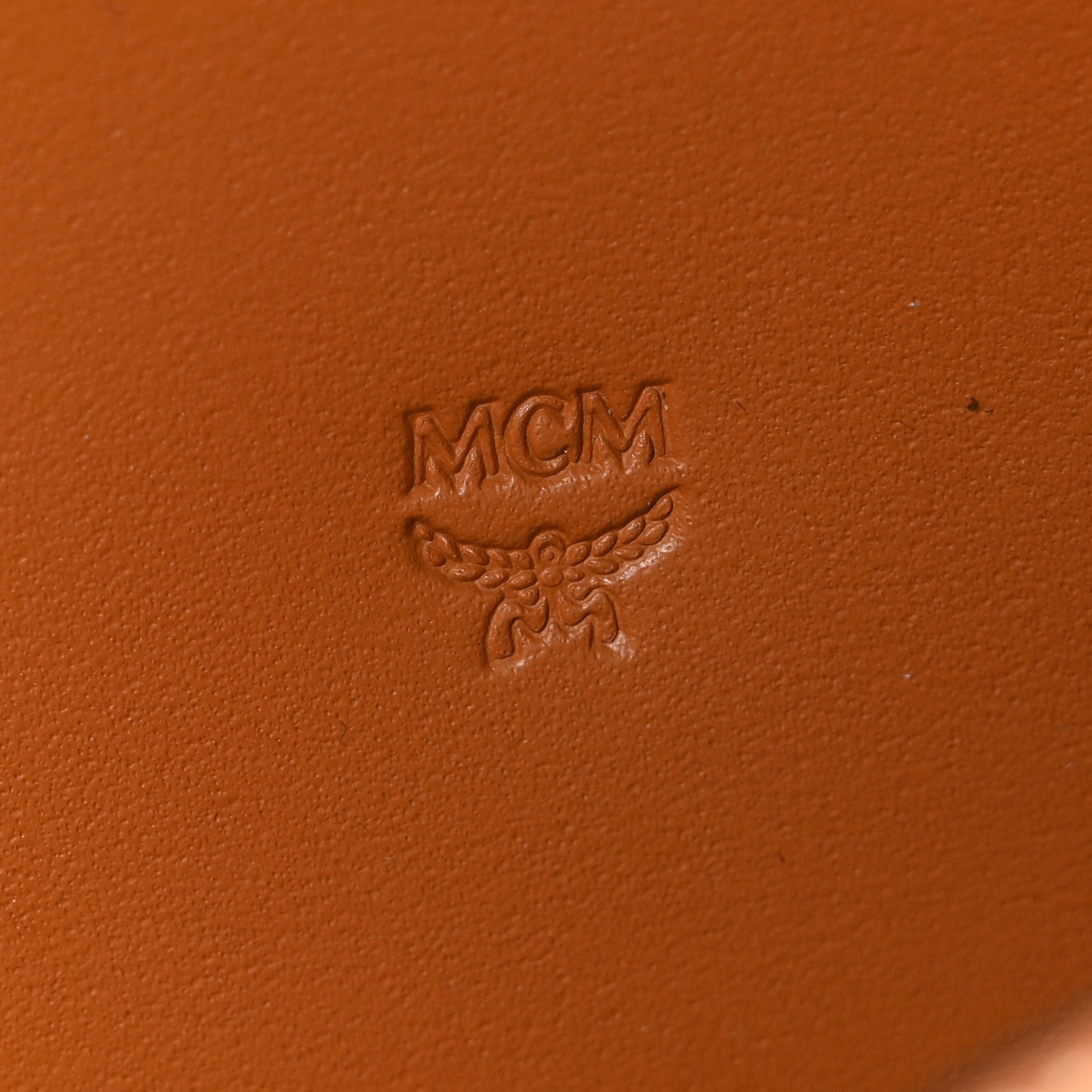 MCM Visetos Large Zip Around Wallet Cognac 6 of 7