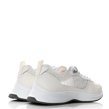 Christian Dior Suede Technical Mesh Oblique Mens B25 Runner Sneaker 41 White 4 of 9