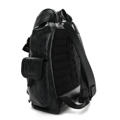 Christian Dior Canvas CD Diamond Hit The Road Backpack Black 3 of 10