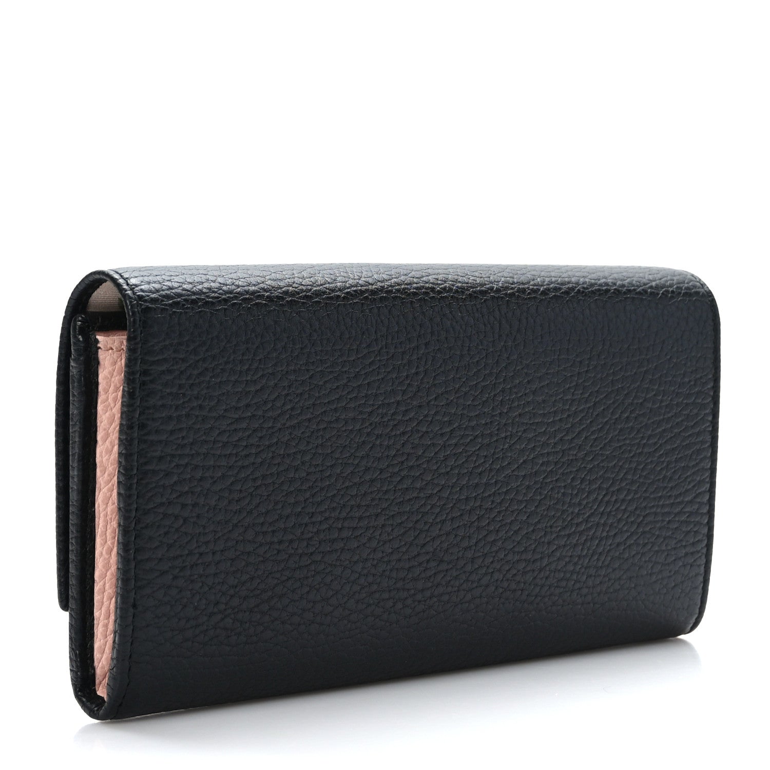 Gucci Calfskin Garden Continental Wallet Black 3 of 9