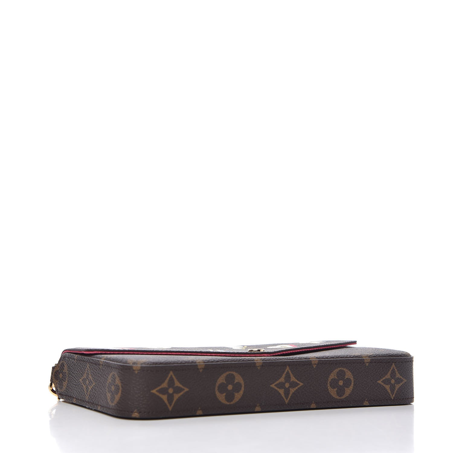 Louis Vuitton Monogram LV Love Lock Pochette Felicie Chain Wallet 4 of 11