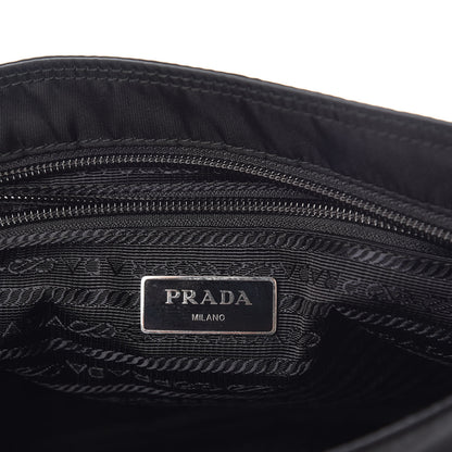 Prada Nylon Saffiano Flat Messenger Bag Black 6 of 8