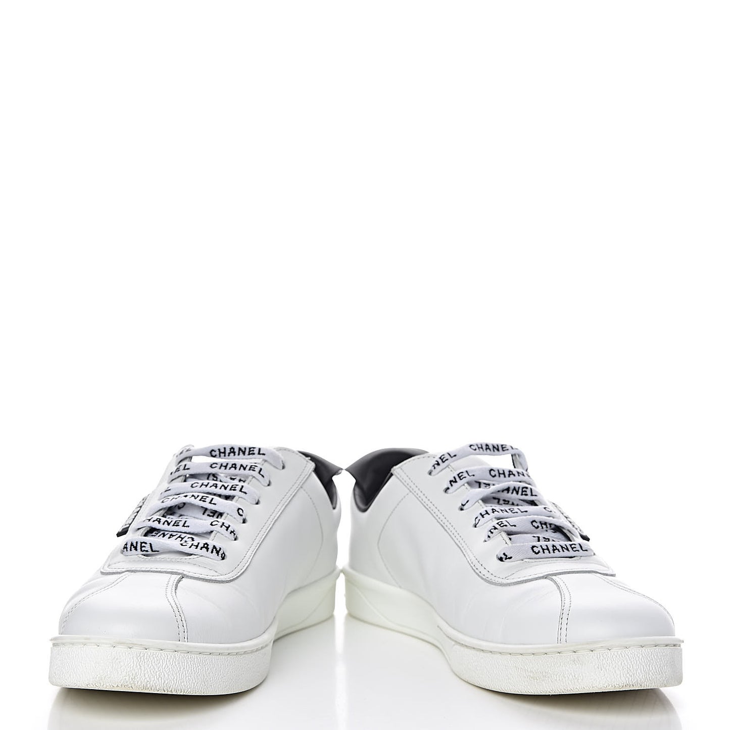 Calfskin CC Womens Sneakers 39 Black