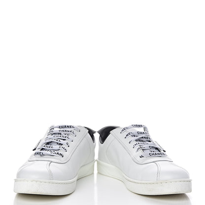Chanel Calfskin CC Womens Sneakers 39 Black 5 of 12