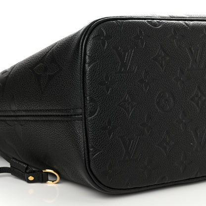 Louis Vuitton Empreinte Monogram Giant Neverfull MM Black 8 of 10