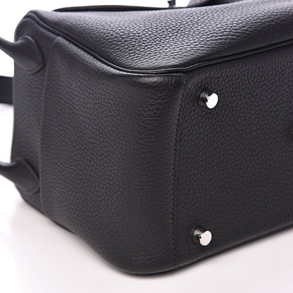 Hermes Taurillon Clemence Lindy 26 Black 8 of 11