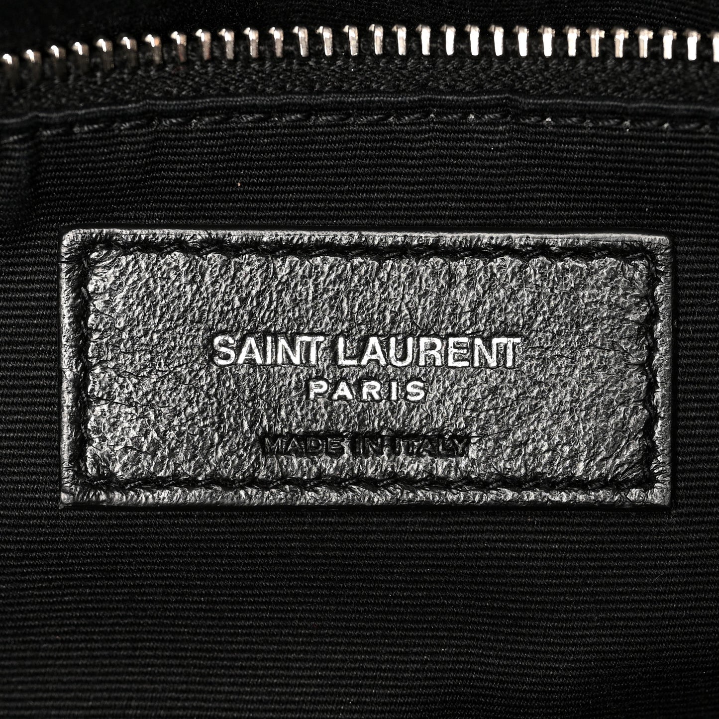 Calfskin Y Quilted Monogram Large Loulou Shopper Black