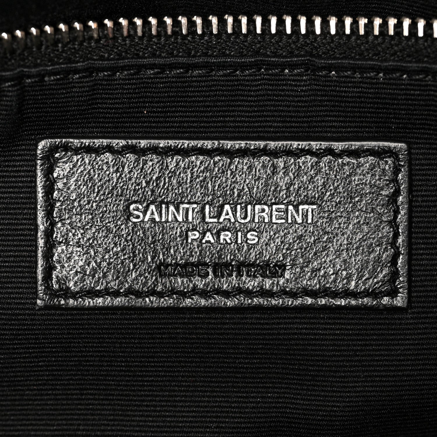 Saint Laurent Calfskin Y Quilted Monogram Large Loulou Shopper Black 8 of 16