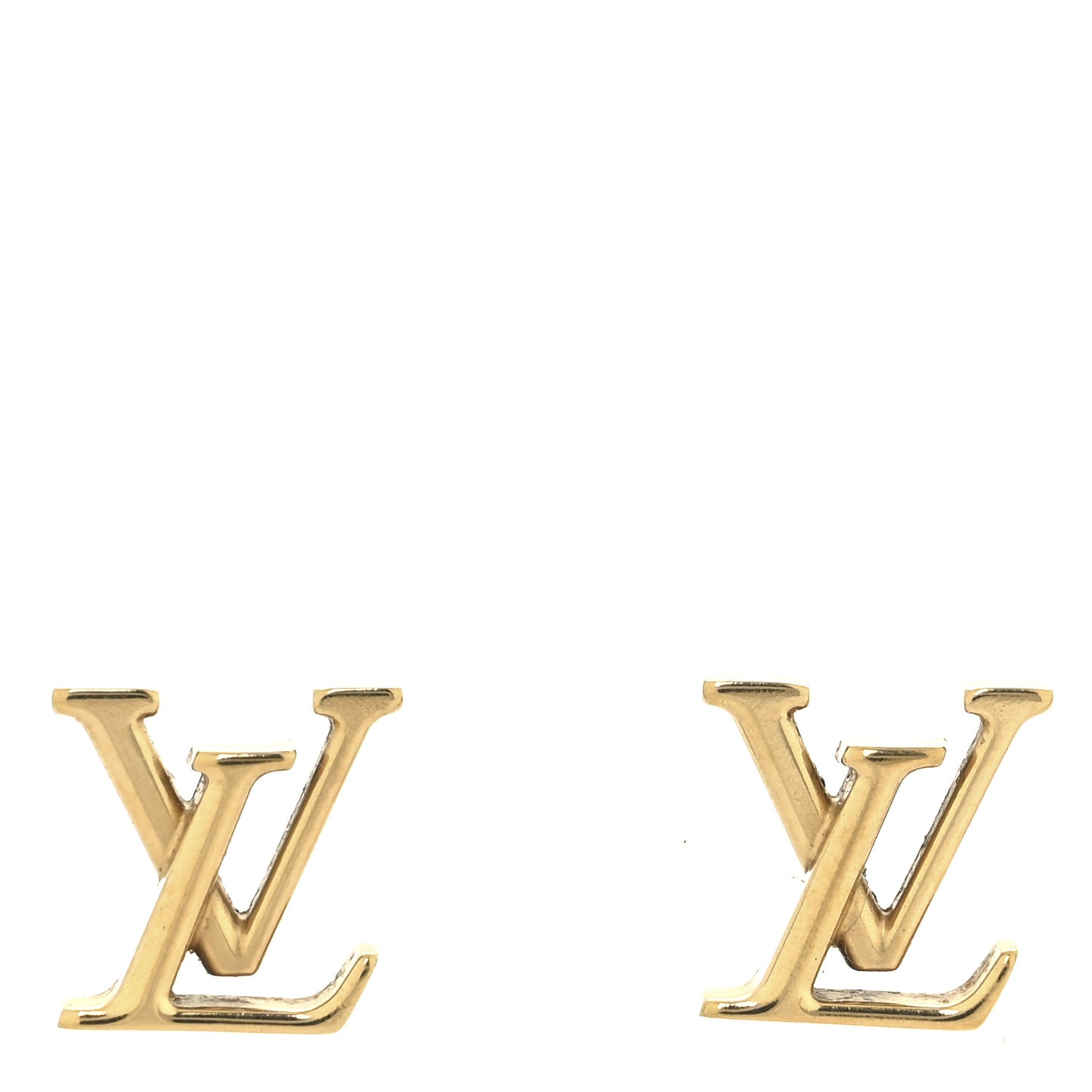 Metal LV Iconic Earrings Gold