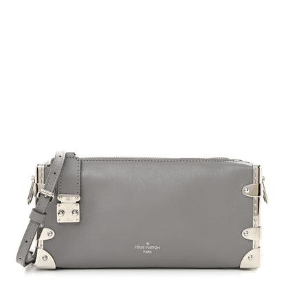 Louis Vuitton Calfskin Slim Trunk Gris Trianon 1 of 9