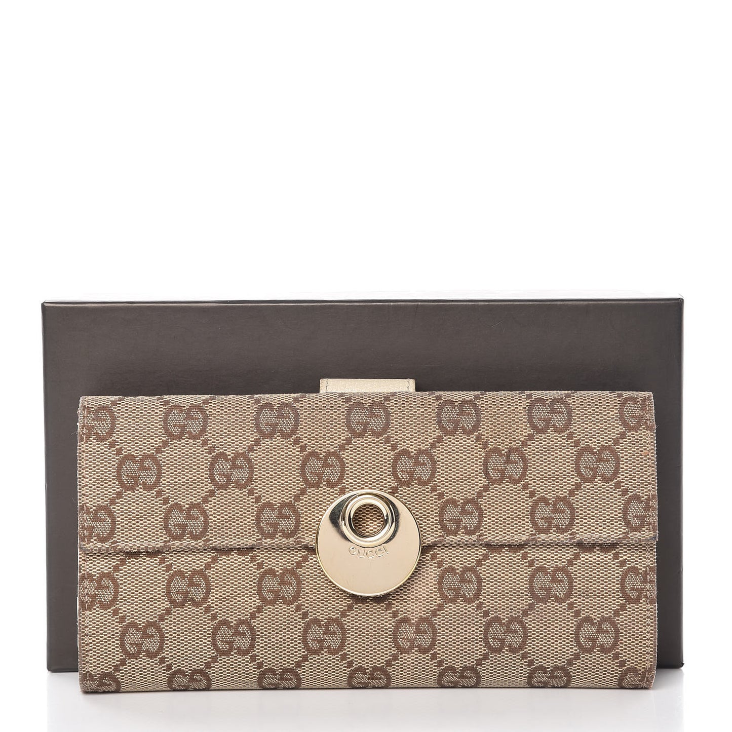Monogram Eclipse Continental Wallet Off White