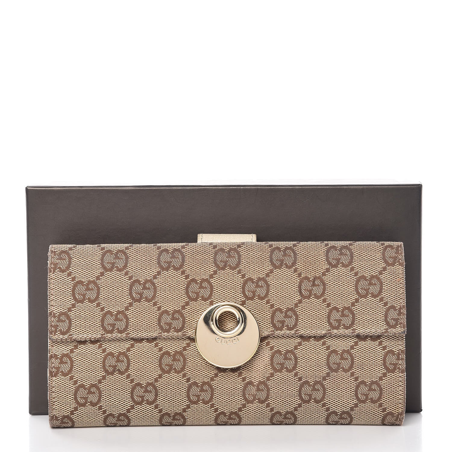Gucci Monogram Eclipse Continental Wallet Off White 18 of 18