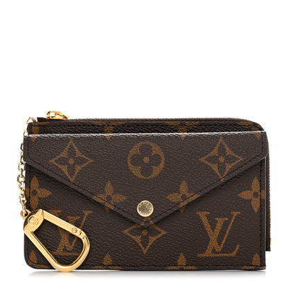 Louis Vuitton Monogram Recto Verso Card Holder Black 1 of 8