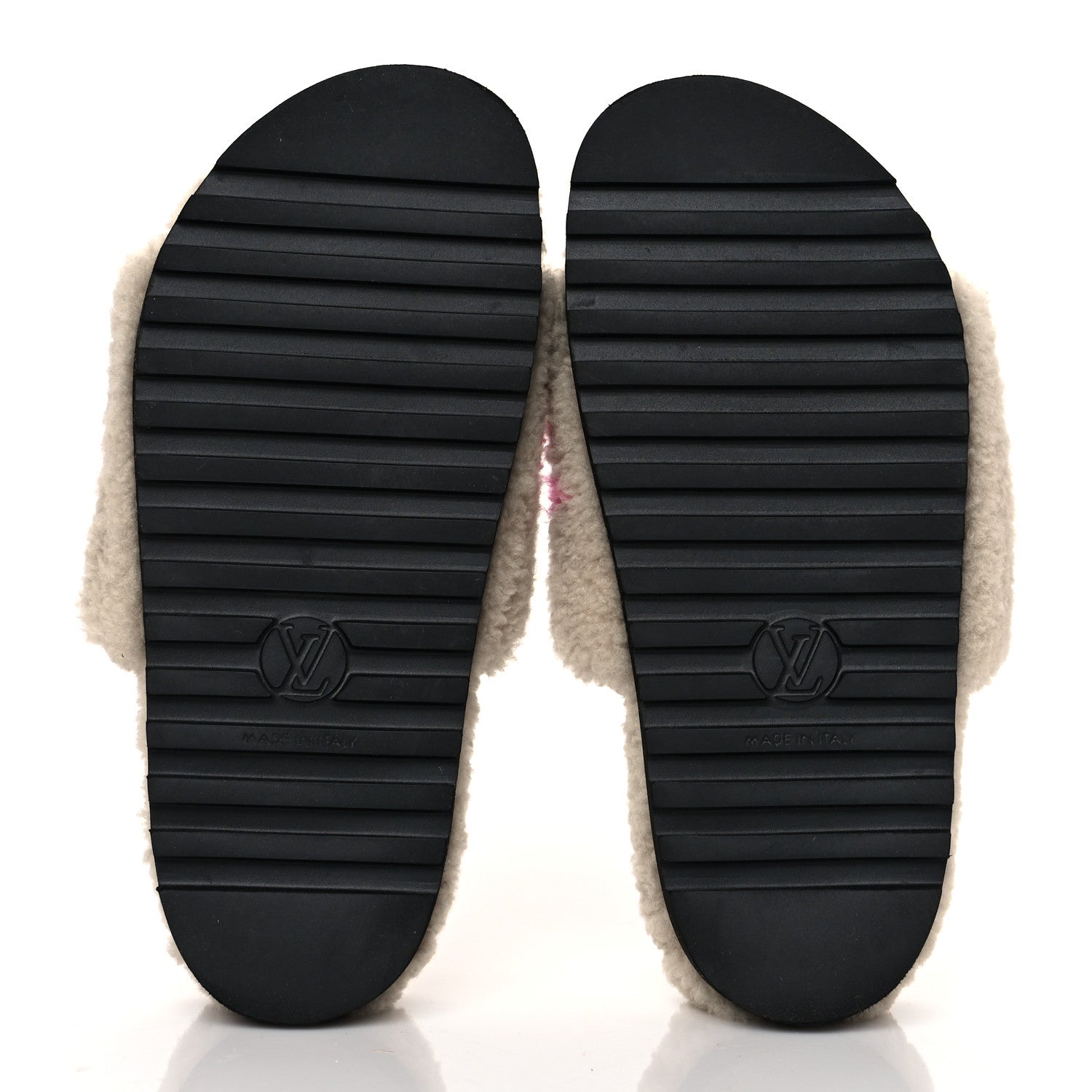 Louis Vuitton Shearling Paseo Flat Comfort Mule 37 Beige 5 of 9
